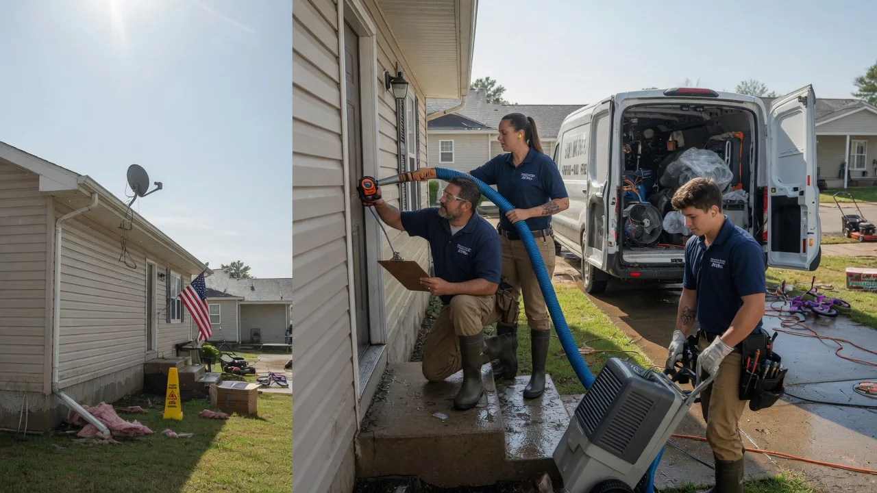 Ceiling Water Damage Restoration in Osgood, OH near me
